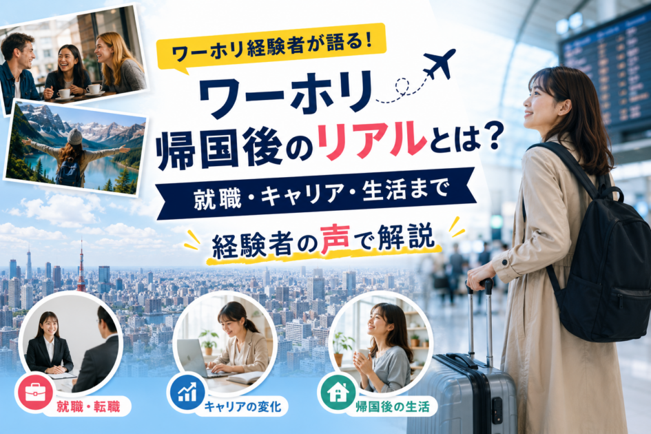 ワーホリ帰国後はどうなる？就職・キャリア・生活のリアルを徹底解説