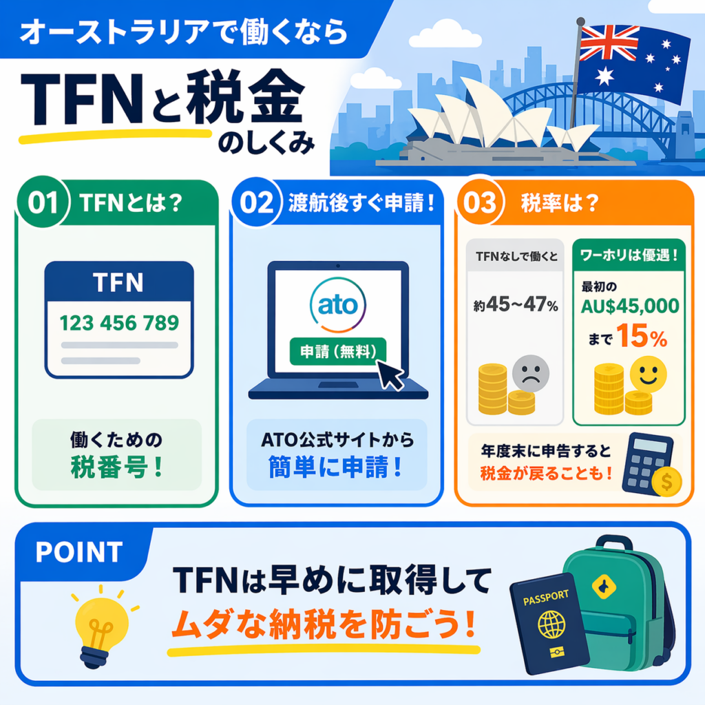 オーストラリア　ワーホリ　仕事