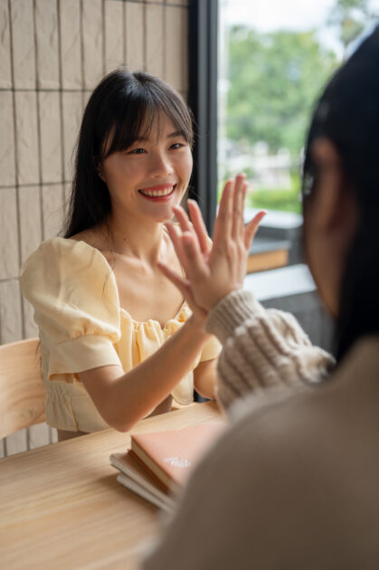 二人三脚で掴んだ内定