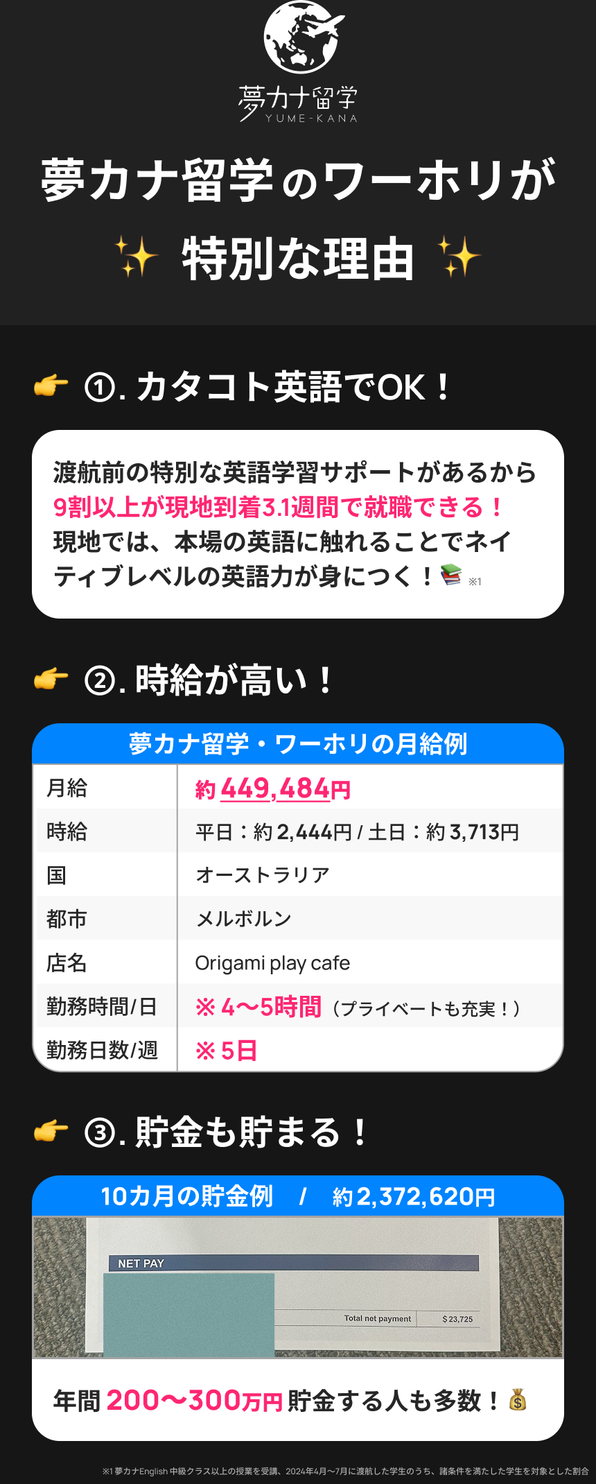 夢カナ留学のワーホリが特別な理由