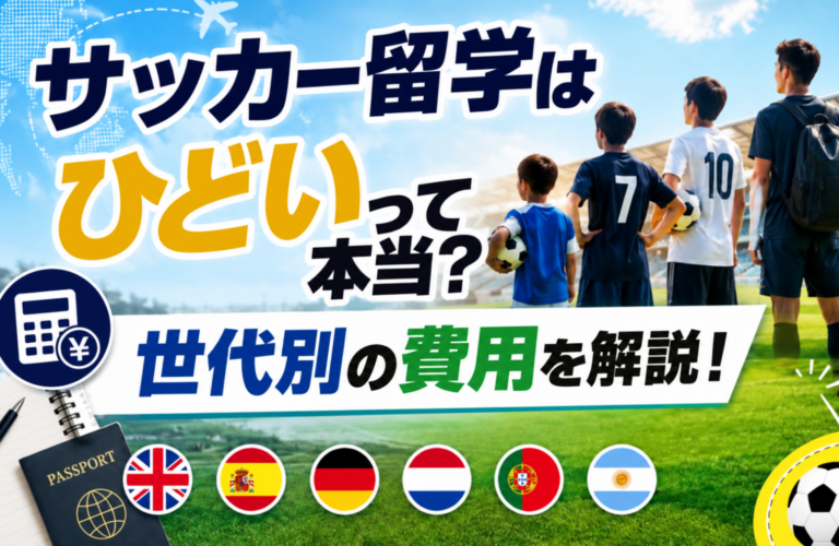 サッカー留学の「ひどい」実態を調べてみた!小中高生別の解説・費用も