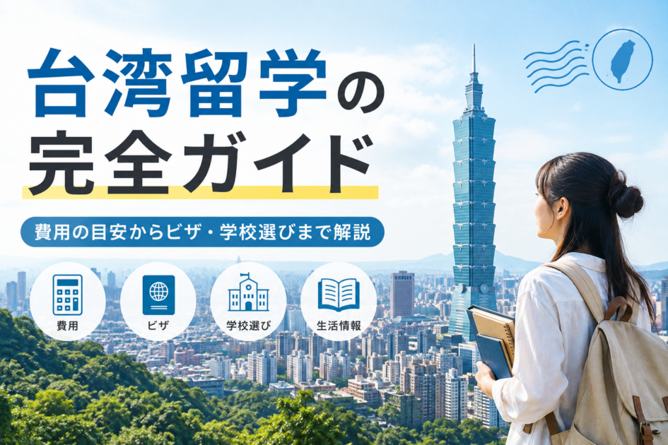 台湾留学の完全ガイド｜費用の目安からビザ・学校選びまで解説