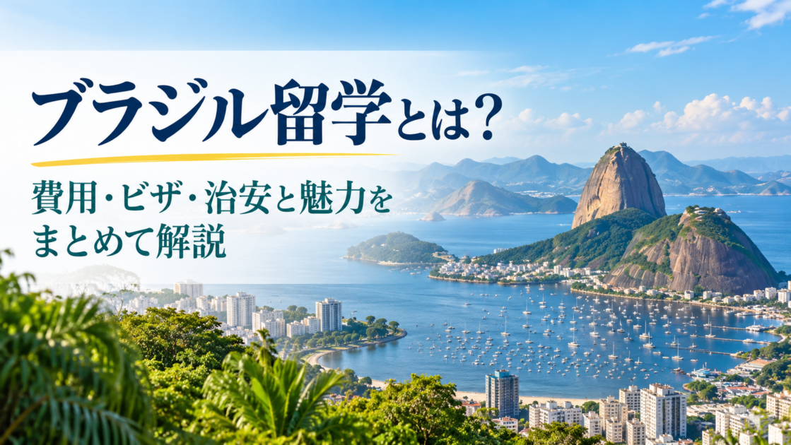 ブラジル留学とは?費用・ビザ・治安と魅力をまとめて解説