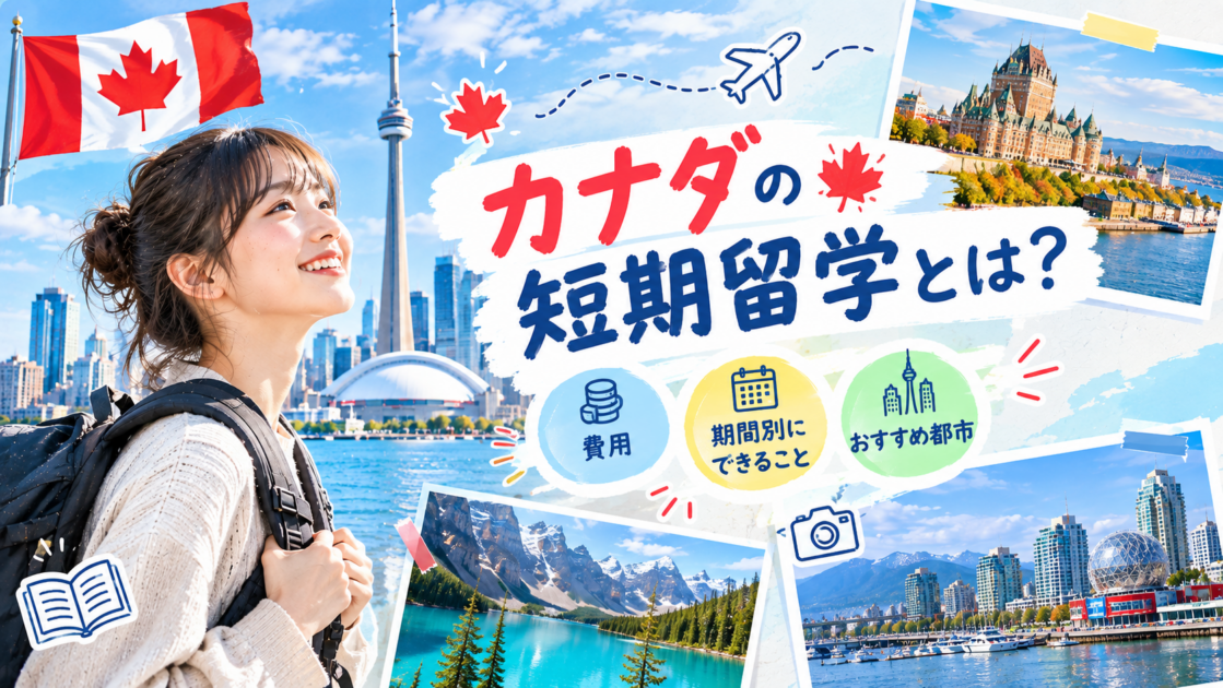 カナダの短期留学とは？費用・期間別にできること・おすすめ都市まで解説