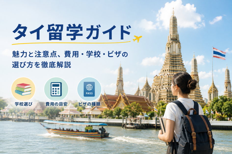 タイ留学ガイド|魅力と注意点、費用・学校・ビザの選び方を徹底解説