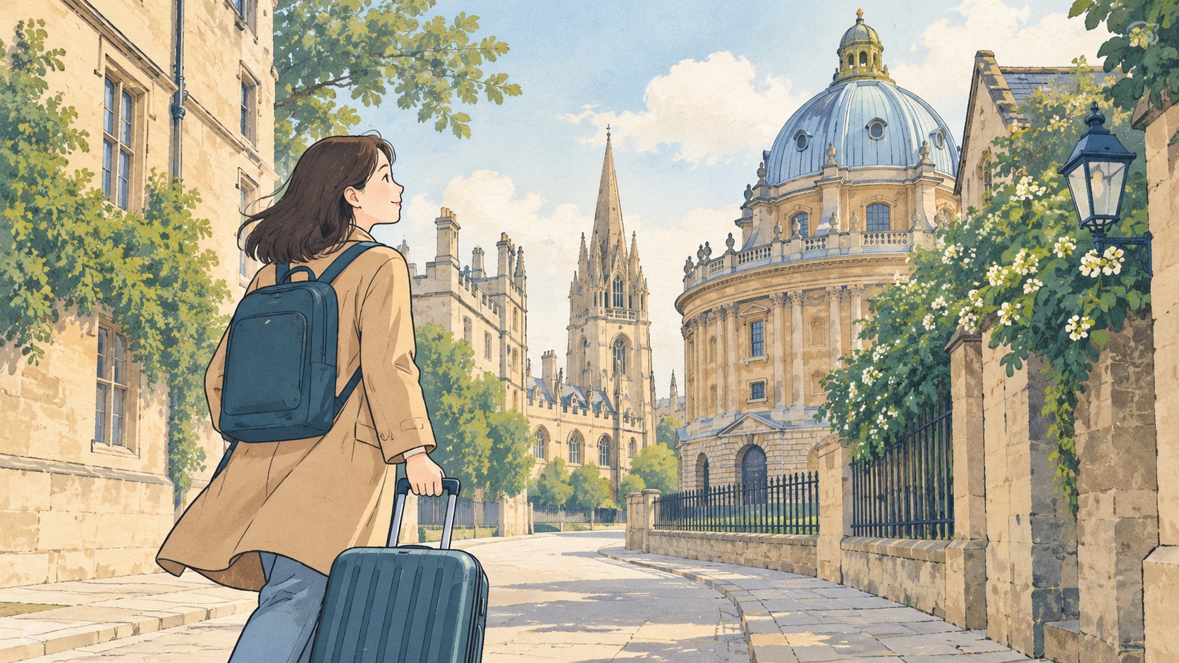 まとめ|留学に向けた最初の一歩をイメージしたイラスト