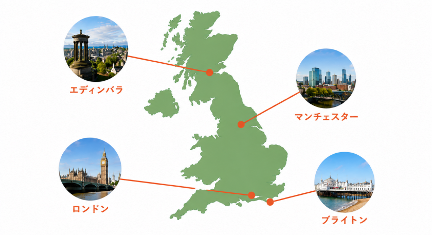イギリス留学におすすめの都市
