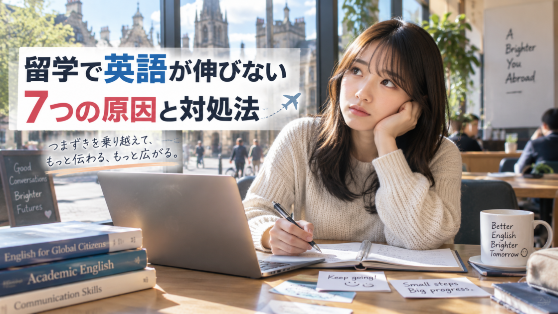 留学で英語が伸びない7つの原因と対処法｜停滞期の抜け方