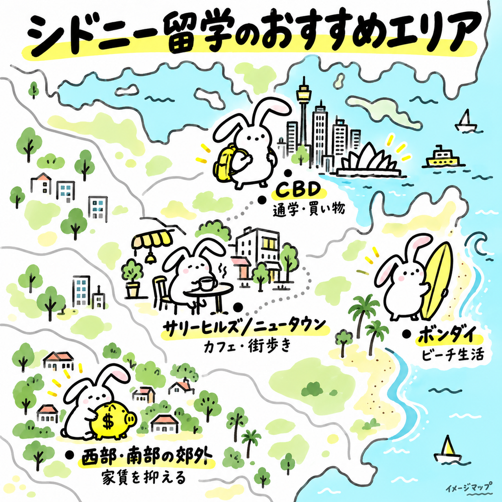 シドニー留学 おすすめエリア