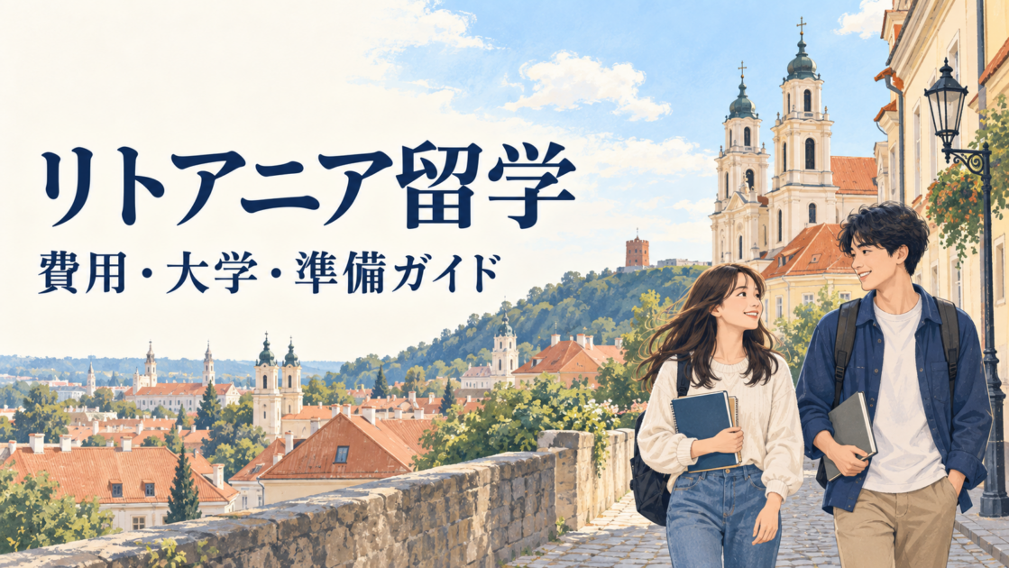 リトアニア留学ガイド|費用の目安・英語で学べる大学・出願準備