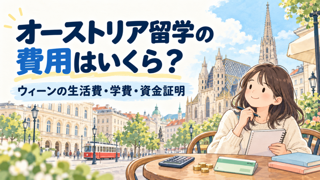 オーストリア留学の費用はいくら？ウィーンの生活費・学費・資金証明まで解説